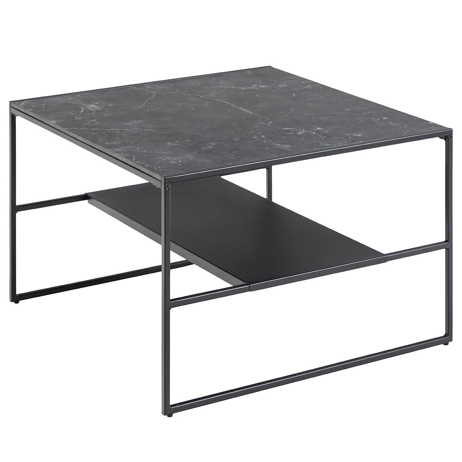 Red Living Couchtisch Zap II - Marmor Schwarz Dekor / Schwarz 5 Red Living Couchtisch Zap II - Marmor Schwarz Dekor / Schwarz – Bild 5