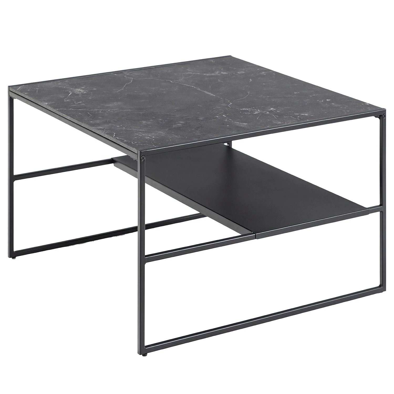 Red Living Couchtisch Zap II - Marmor Schwarz Dekor / Schwarz 6 Red Living Couchtisch Zap II - Marmor Schwarz Dekor / Schwarz – Bild 6