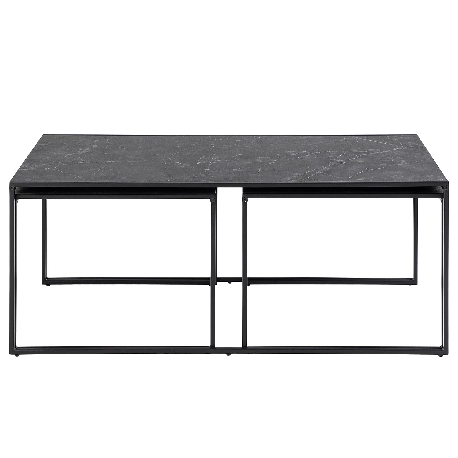 Red Living Couchtisch Zap I (3er-Set) - Marmor Schwarz Dekor / Schwarz 6 Red Living Couchtisch Zap I (3er-Set) - Marmor Schwarz Dekor / Schwarz – Bild 6