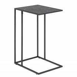 Red Living Beistelltisch Zap - Marmor Schwarz Dekor / Schwarz