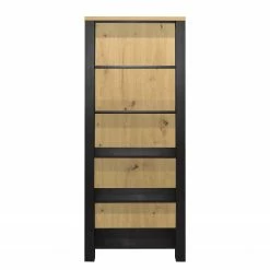 Red Living Regal Zagora - Asteiche Dekor / Schwarz -WOHNZIMMERMÖBEL Verkäufe 1000329408 220203 154841000030 DETAILS P000000001000329408