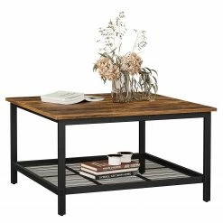 Red Living Couchtisch Bettyhill I - Metall - Braun / Schwarz -WOHNZIMMERMÖBEL Verkäufe 1000329415 220203 16155100030 DETAILS P000000001000329415