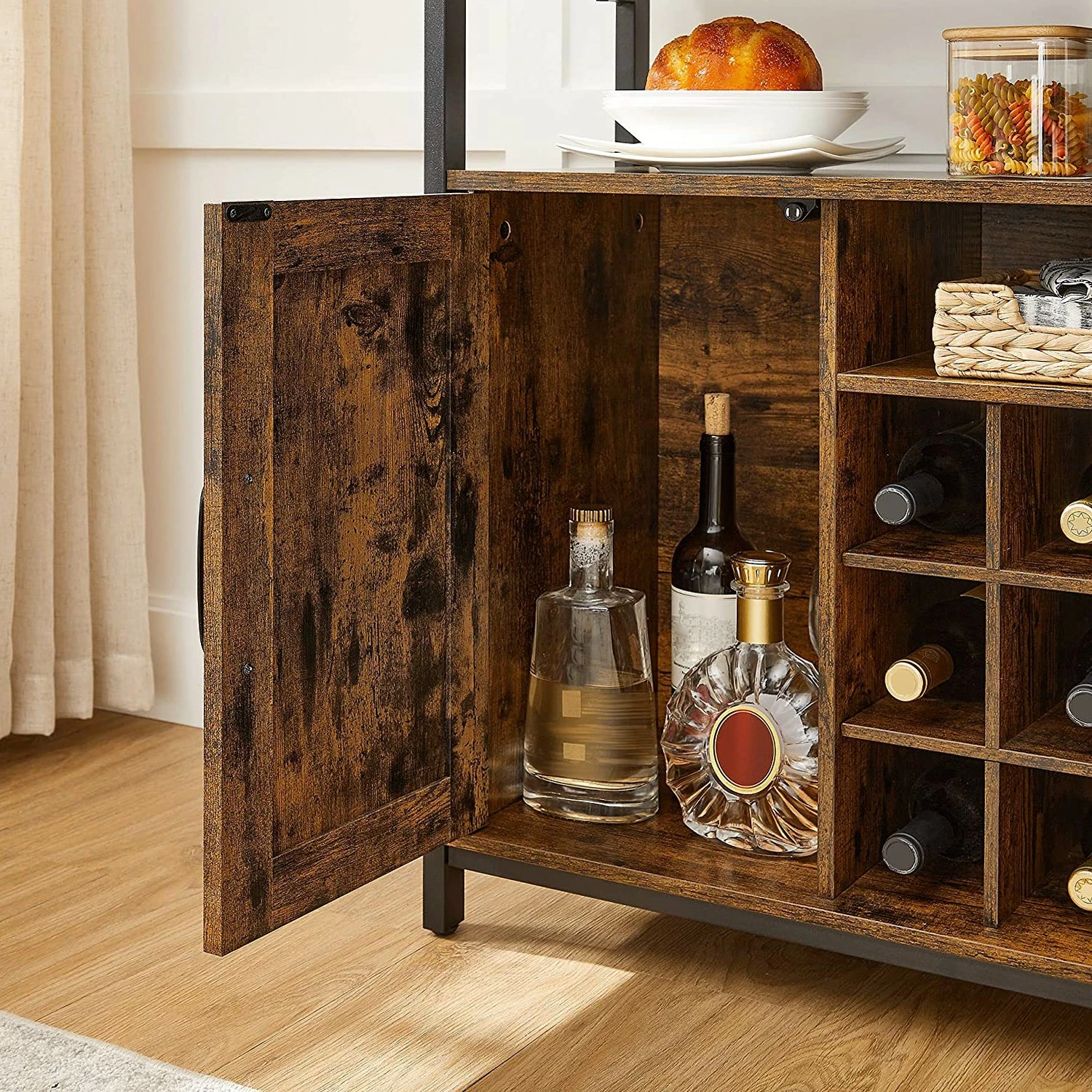 Red Living Kommode Gowan III - Braun / Schwarz 6 Red Living Kommode Gowan III - Braun / Schwarz – Bild 6