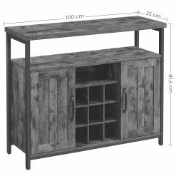 Red Living Kommode Gowan III - Braun / Schwarz 15 Red Living Kommode Gowan III - Braun / Schwarz -WOHNZIMMERMÖBEL Verkäufe 1000329417 220203 161553000500 SKETCH DETAILS P000000001000329417 sketch