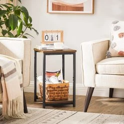 Red Living Beistelltisch Uberto - Braun / Schwarz -WOHNZIMMERMÖBEL Verkäufe 1000329419 220203 16155400023 MOOD DETAILS P000000001000329419 mood