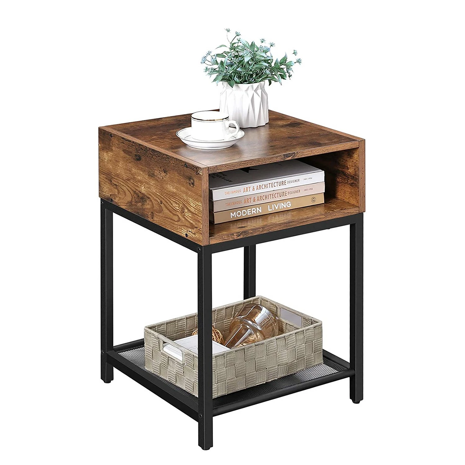 Red Living Beistelltisch Bettyhill III - Metall - Braun / Schwarz 6 Red Living Beistelltisch Bettyhill III - Metall - Braun / Schwarz – Bild 6