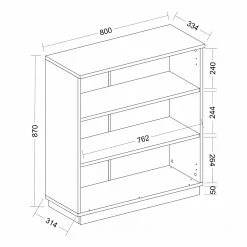 Loftscape Kommode Modica I - Hochglanz Weiß -WOHNZIMMERMÖBEL Verkäufe 1000329951 220203 161450000500 SKETCH DETAILS P000000001000329951 sketch