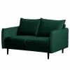 Norrwood Sofa Palawan (2-Sitzer) - Samt Ravi: Antikgrün