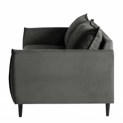 Norrwood Sofa Palawan (3-Sitzer) - Samt Ravi: Anthrazit -WOHNZIMMERMÖBEL Verkäufe 1000330050 220905 030 DETAILS P000000001000330050