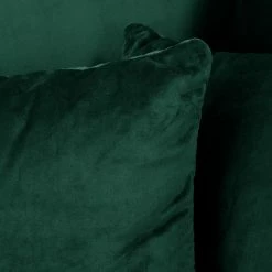 Norrwood Ecksofa Meyford - Samt Ravi: Antikgrün - Ottomane davorstehend rechts - Mit Hocker -WOHNZIMMERMÖBEL Verkäufe 1000330133 220304 084 DETAILS P000000001000330133