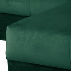 Norrwood Ecksofa Meyford - Samt Ravi: Antikgrün - Ottomane davorstehend rechts - Mit Hocker -WOHNZIMMERMÖBEL Verkäufe 1000330133 220304 089 DETAILS P000000001000330133