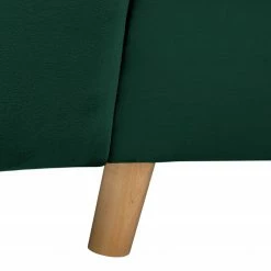 Norrwood Ecksofa Meyford - Samt Ravi: Antikgrün - Ottomane davorstehend rechts - Mit Hocker -WOHNZIMMERMÖBEL Verkäufe 1000330133 220304 090 DETAILS P000000001000330133