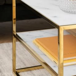 Fredriks Couchtisch Katori VII - Glas / Metall - Marmor Weiß Dekor / Gold 15 Fredriks Couchtisch Katori VII - Glas / Metall - Marmor Weiß Dekor / Gold -WOHNZIMMERMÖBEL Verkäufe 1000330561 220208 14502200045 DETAILS P000000001000330561