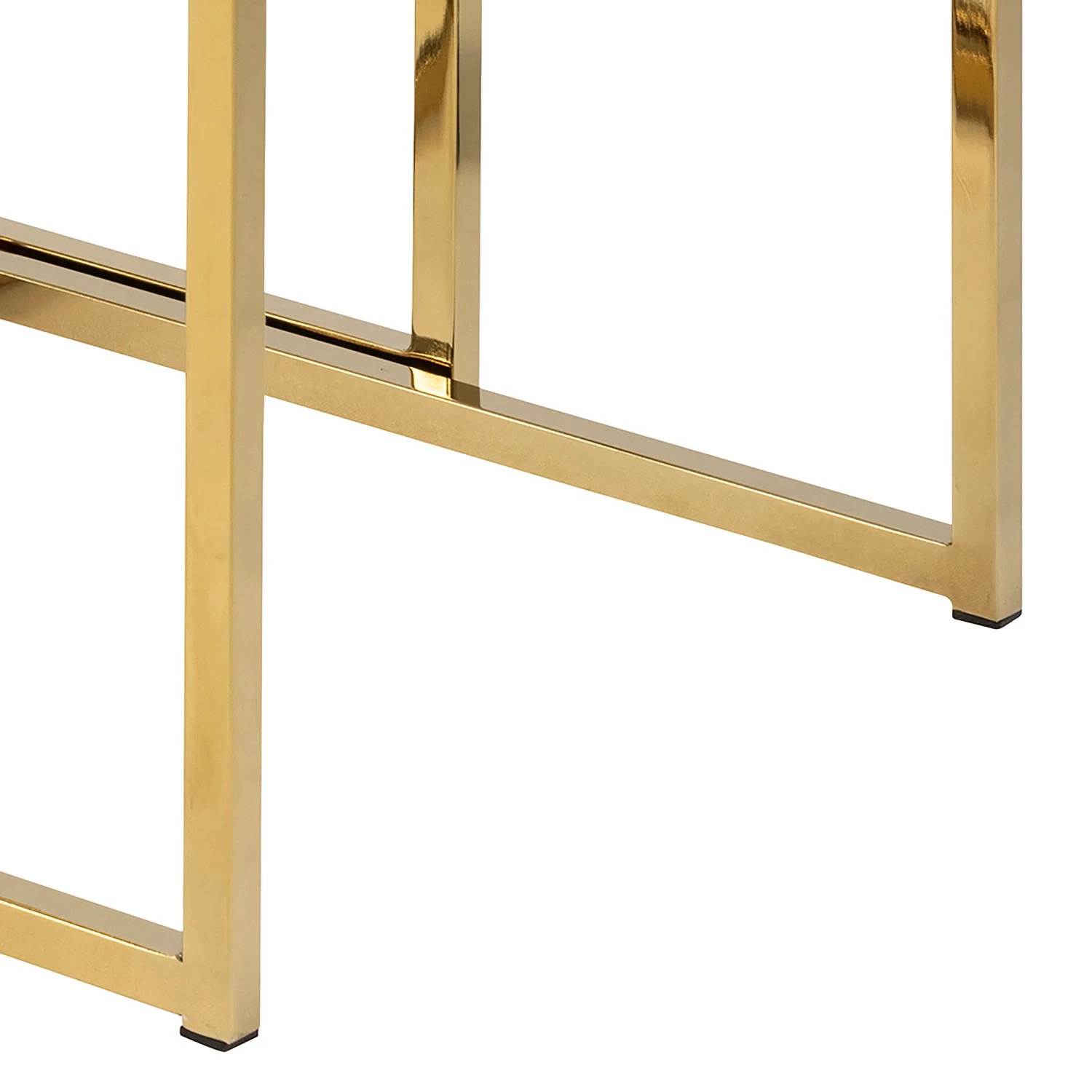 Fredriks Beistelltisch Katori I (3er-Set) - Glas / Metall - Marmor Weiß Dekor / Gold 9 Fredriks Beistelltisch Katori I (3er-Set) - Glas / Metall - Marmor Weiß Dekor / Gold – Bild 9