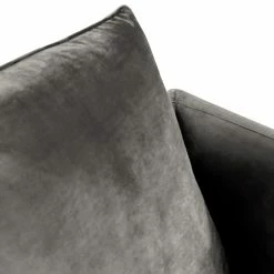 Norrwood Sofa Gobabis (1,5-Sitzer) - Samt Ravi: Taupe -WOHNZIMMERMÖBEL Verkäufe 1000330848 220214 100 DETAILS P000000001000330848