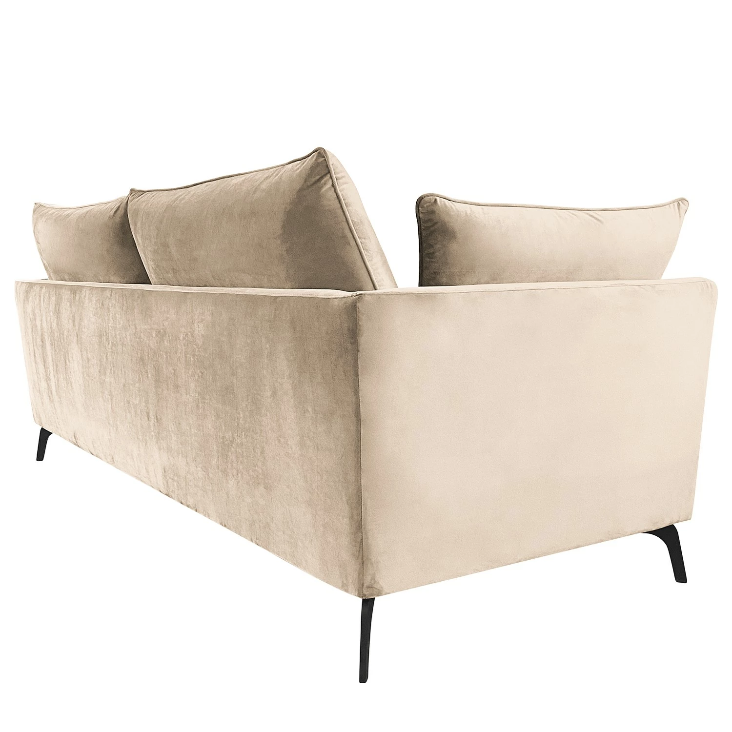 Norrwood Ecksofa Gobabis - Samt Ravi: Creme - Longchair davorstehend links 5 Norrwood Ecksofa Gobabis - Samt Ravi: Creme - Longchair davorstehend links – Bild 5