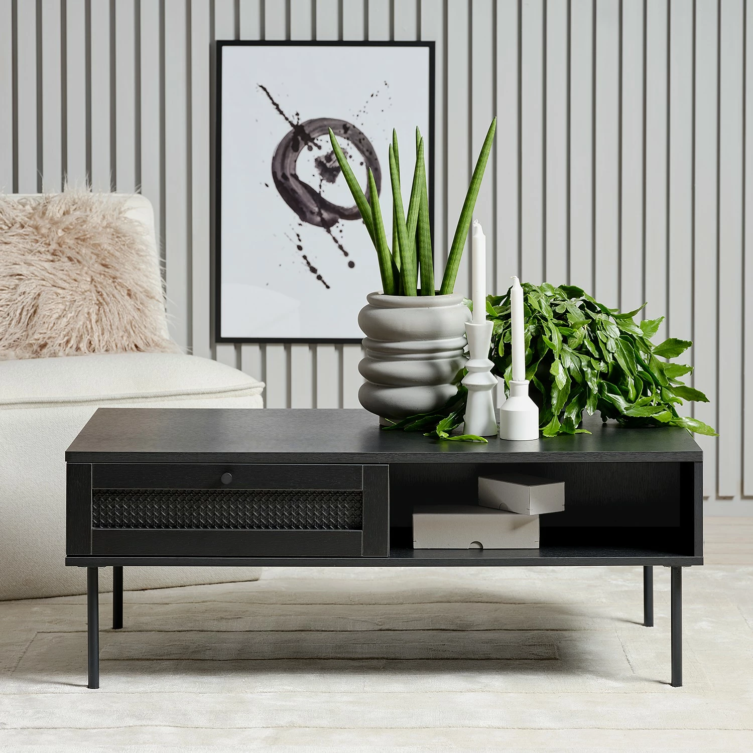 Loftscape Couchtisch Palermo - Metall - Schwarz 2 Loftscape Couchtisch Palermo - Metall - Schwarz – Bild 2