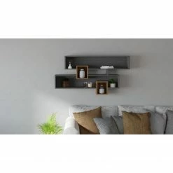 Loftscape Wandregal Kobra - Anthrazit -WOHNZIMMERMÖBEL Verkäufe 1000333628 220302 021 MOOD DETAILS P000000001000333628 mood