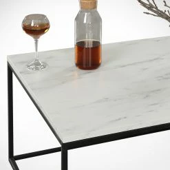 Loftscape Couchtisch Ravello - Marmor Weiß Dekor -WOHNZIMMERMÖBEL Verkäufe 1000333648 220302 031 DETAILS P000000001000333648