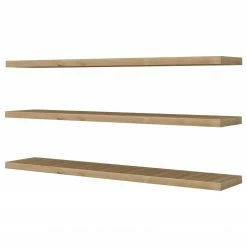 Loftscape Wandregal Breeze Düne (3er-Set) - Eiche Dekor