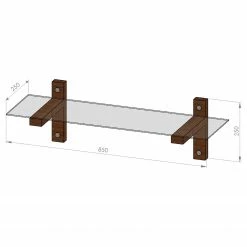 Loftscape Wandboard Rodgau - Glas / Kiefer massiv - Kiefer 17 Loftscape Wandboard Rodgau - Glas / Kiefer massiv - Kiefer -WOHNZIMMERMÖBEL Verkäufe 1000333662 220302 500 SKETCH DETAILS P000000001000333662 sketch