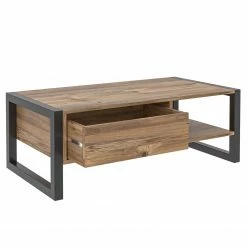 Red Living Couchtisch Haloba - Metall - Kiefer Dekor / Schwarz -WOHNZIMMERMÖBEL Verkäufe 1000333665 220302 031 DETAILS P000000001000333665