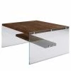 Loftscape Couchtisch Rodgau - Glas / Kiefer massiv - Kiefer Kolonial