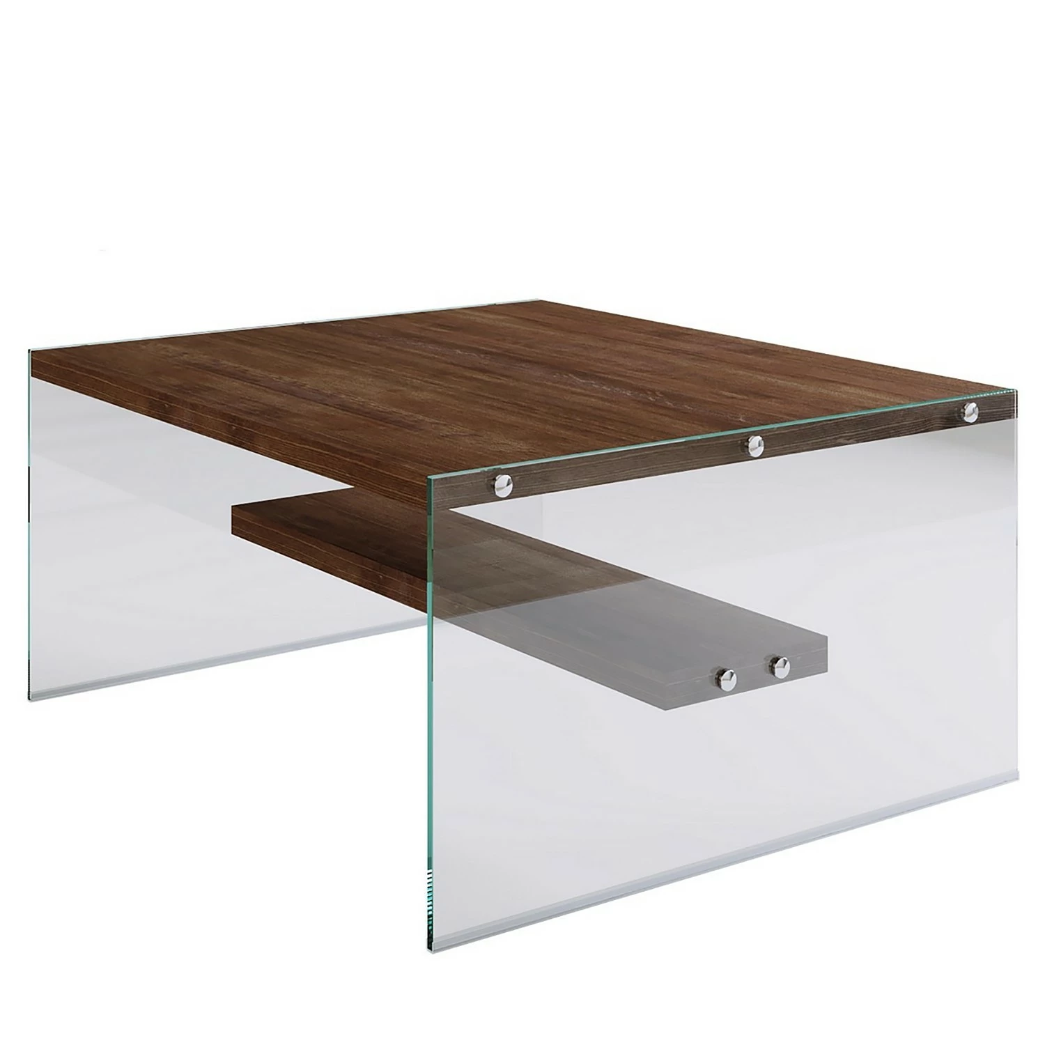 Loftscape Couchtisch Rodgau - Glas / Kiefer massiv - Kiefer Kolonial 1 Loftscape Couchtisch Rodgau - Glas / Kiefer massiv - Kiefer Kolonial