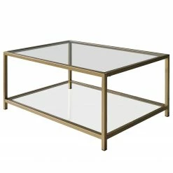 Loftscape Couchtisch Skod - Glas / Metall - Gold