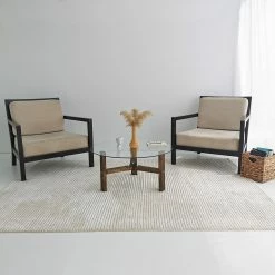 Loftscape Couchtisch Down Under Eukoa - Glas / Walnuss massiv - Walnuss -WOHNZIMMERMÖBEL Verkäufe 1000333695 220302 024 MOOD DETAILS P000000001000333695 mood