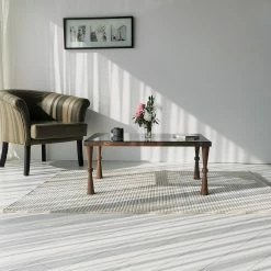 Ars Natura Couchtisch Donatella - Glas / Walnuss massiv - Rauchschwarz / Walnuss -WOHNZIMMERMÖBEL Verkäufe 1000333698 220302 026 MOOD DETAILS P000000001000333698 mood