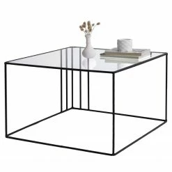 Loftscape Couchtisch Osiris - Glas / Metall - Schwarz -WOHNZIMMERMÖBEL Verkäufe 1000333705 220302 031 DETAILS P000000001000333705