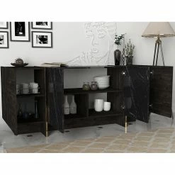 Loftscape Sideboard Vidal - Marmor Schwarz Dekor / Gold 11 Loftscape Sideboard Vidal - Marmor Schwarz Dekor / Gold -WOHNZIMMERMÖBEL Verkäufe 1000333728 220302 022 MOOD DETAILS P000000001000333728 mood