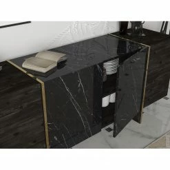 Loftscape Sideboard Vidal - Marmor Schwarz Dekor / Gold 14 Loftscape Sideboard Vidal - Marmor Schwarz Dekor / Gold -WOHNZIMMERMÖBEL Verkäufe 1000333728 220302 032 DETAILS P000000001000333728