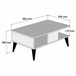 Red Living Couchtisch Korfu - Walnuss Dekor -WOHNZIMMERMÖBEL Verkäufe 1000333729 220302 500 SKETCH DETAILS P000000001000333729 sketch