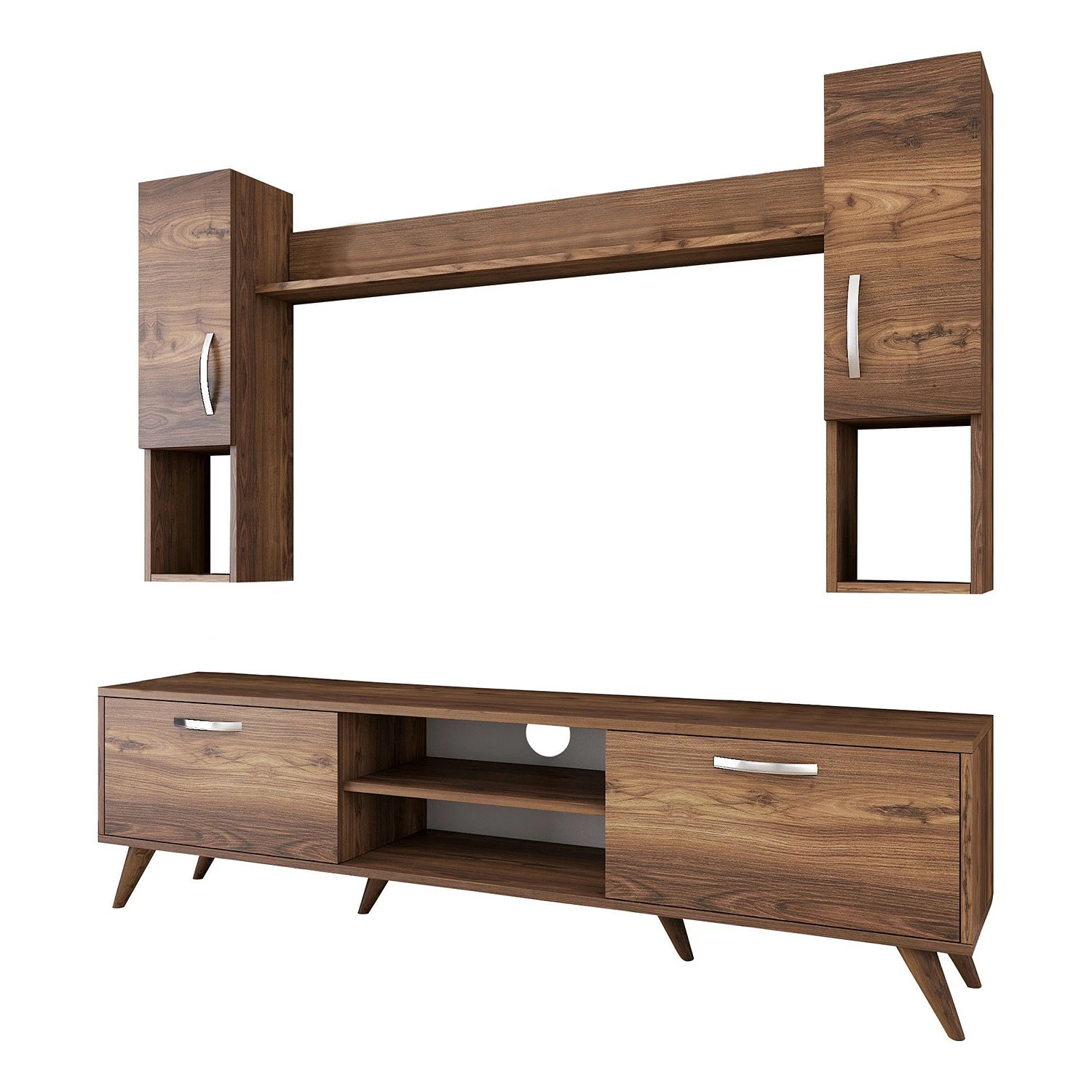 Red Living Wohnkombination Rangun II (4-teilig) - Walnuss Dekor 8 Red Living Wohnkombination Rangun II (4-teilig) - Walnuss Dekor – Bild 8