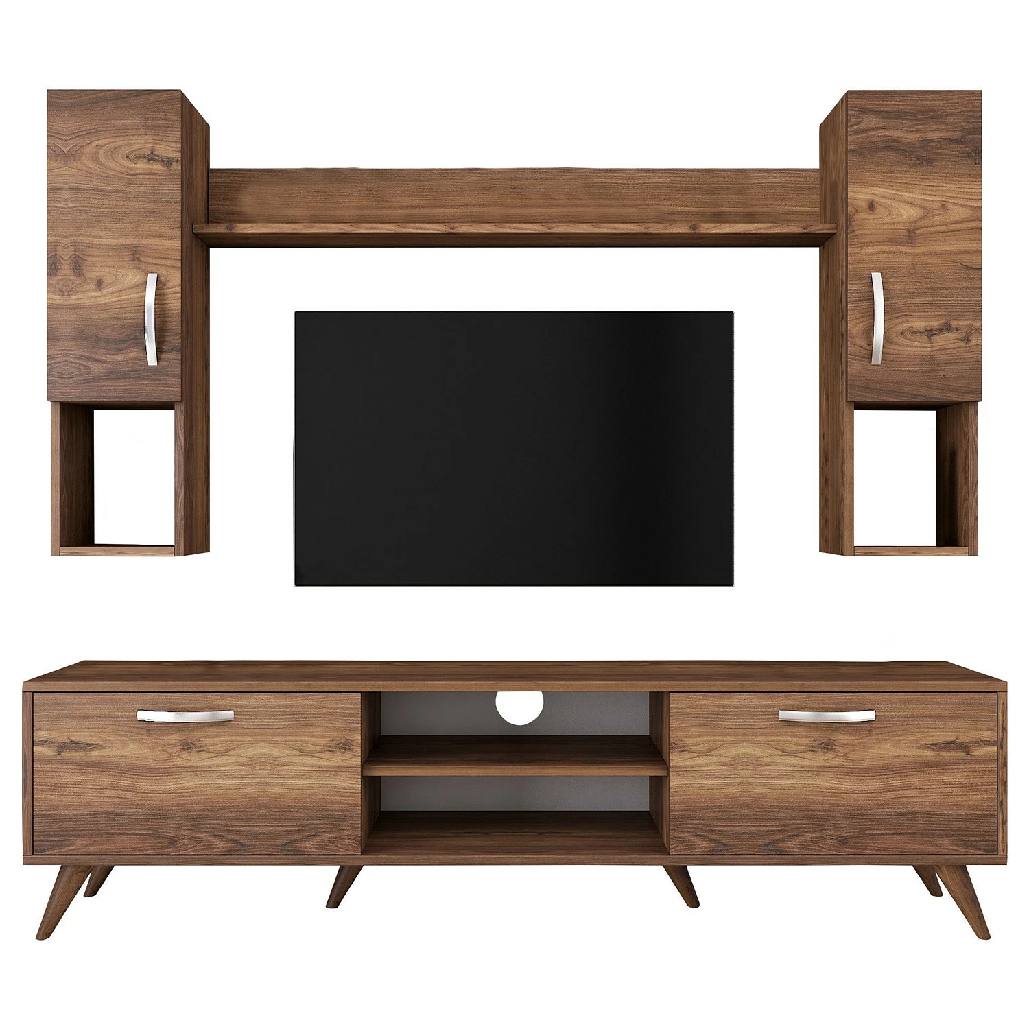 Red Living Wohnkombination Rangun II (4-teilig) - Walnuss Dekor 9 Red Living Wohnkombination Rangun II (4-teilig) - Walnuss Dekor – Bild 9