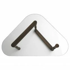 Loftscape Couchtisch Yoxford I - Glas / Walnuss massiv - Walnuss -WOHNZIMMERMÖBEL Verkäufe 1000333737 220302 030 DETAILS P000000001000333737