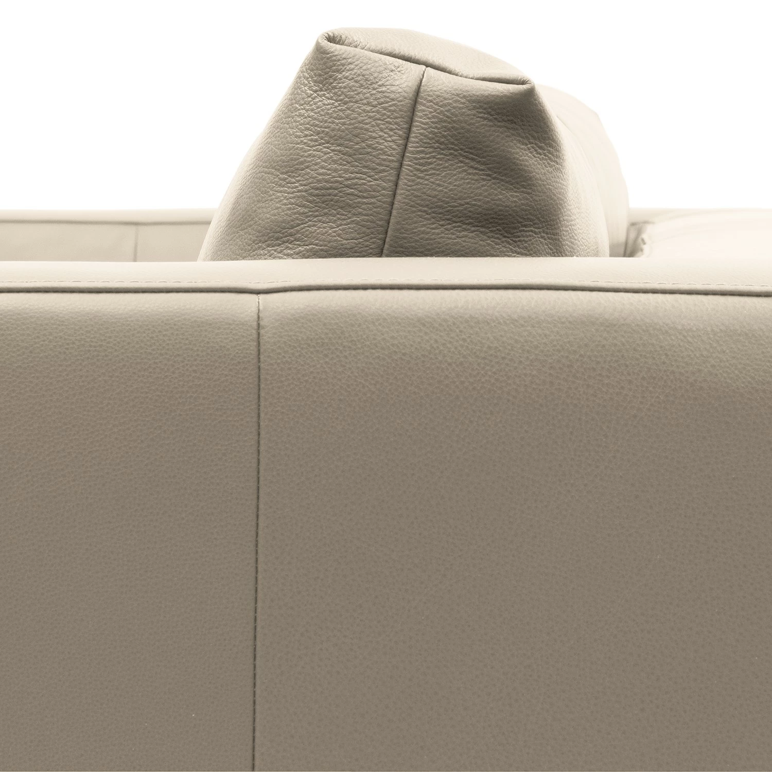 Studio Copenhagen Ecksofa Madison I - Echtleder Neka: Hellgrau - Breite: 319 cm - Ottomane davorstehend links 5 Studio Copenhagen Ecksofa Madison I - Echtleder Neka: Hellgrau - Breite: 319 cm - Ottomane davorstehend links – Bild 5