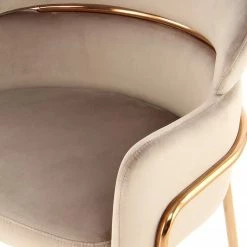 INSTYLE by Kayoom Armlehnenstuhl Elva - Taupe / Gold 15 INSTYLE by Kayoom Armlehnenstuhl Elva - Taupe / Gold -WOHNZIMMERMÖBEL Verkäufe 1000335713 220223 033 DETAILS P000000001000335713