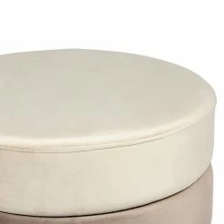 INSTYLE by Kayoom Polsterhocker Elyse - Braun -WOHNZIMMERMÖBEL Verkäufe 1000335758 220223 032 DETAILS P000000001000335758