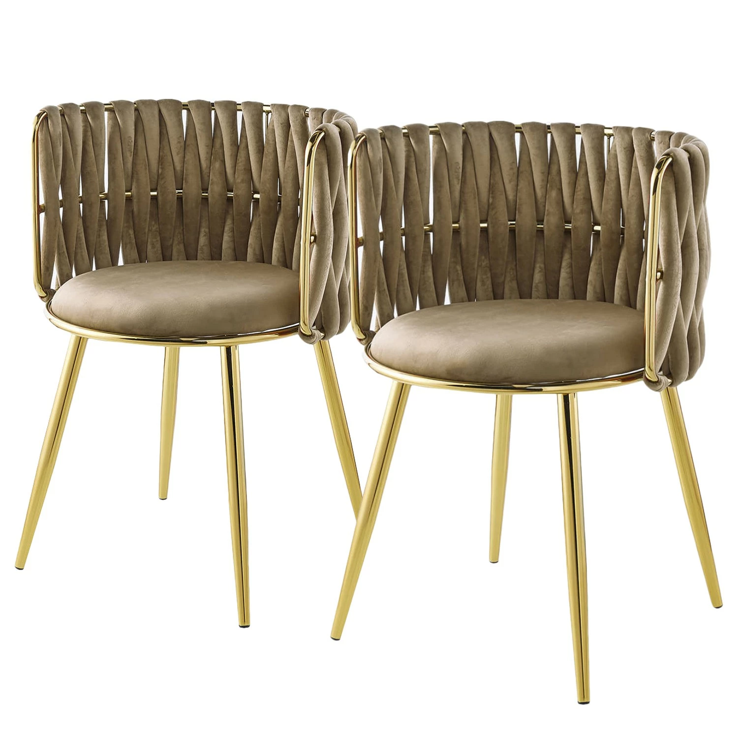 INSTYLE by Kayoom Armlehnenstuhl Milla (2er-Set) - Sandgrau 1 INSTYLE by Kayoom Armlehnenstuhl Milla (2er-Set) - Sandgrau