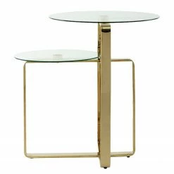 INSTYLE by Kayoom Beistelltisch Katris - Gold -WOHNZIMMERMÖBEL Verkäufe 1000335791 220223 030 DETAILS P000000001000335791