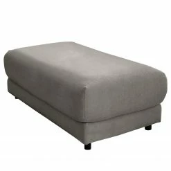 Loftscape Ecksofa Tandil - Webstoff Dolly: Dunkelgrau - Longchair davorstehend links - Mit Hocker -WOHNZIMMERMÖBEL Verkäufe 1000336887 220401 060 DETAILS P000000001000336887