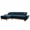 Norrwood Ecksofa Surribas - Webstoff Lark: Dunkelblau