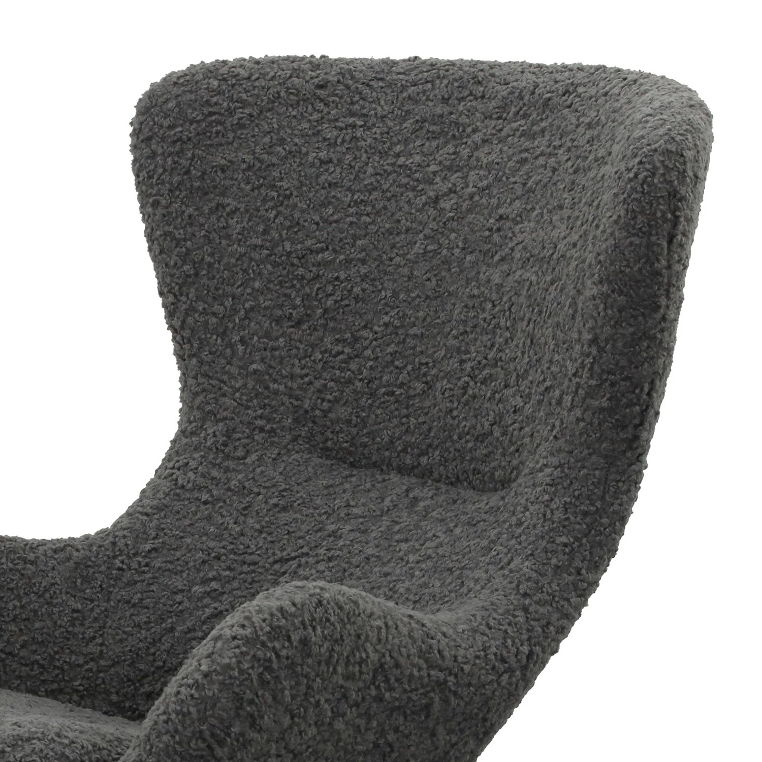 Naturoo Schaukelstuhl Narbonne - Teddyfell - Grau 8 Naturoo Schaukelstuhl Narbonne - Teddyfell - Grau – Bild 8