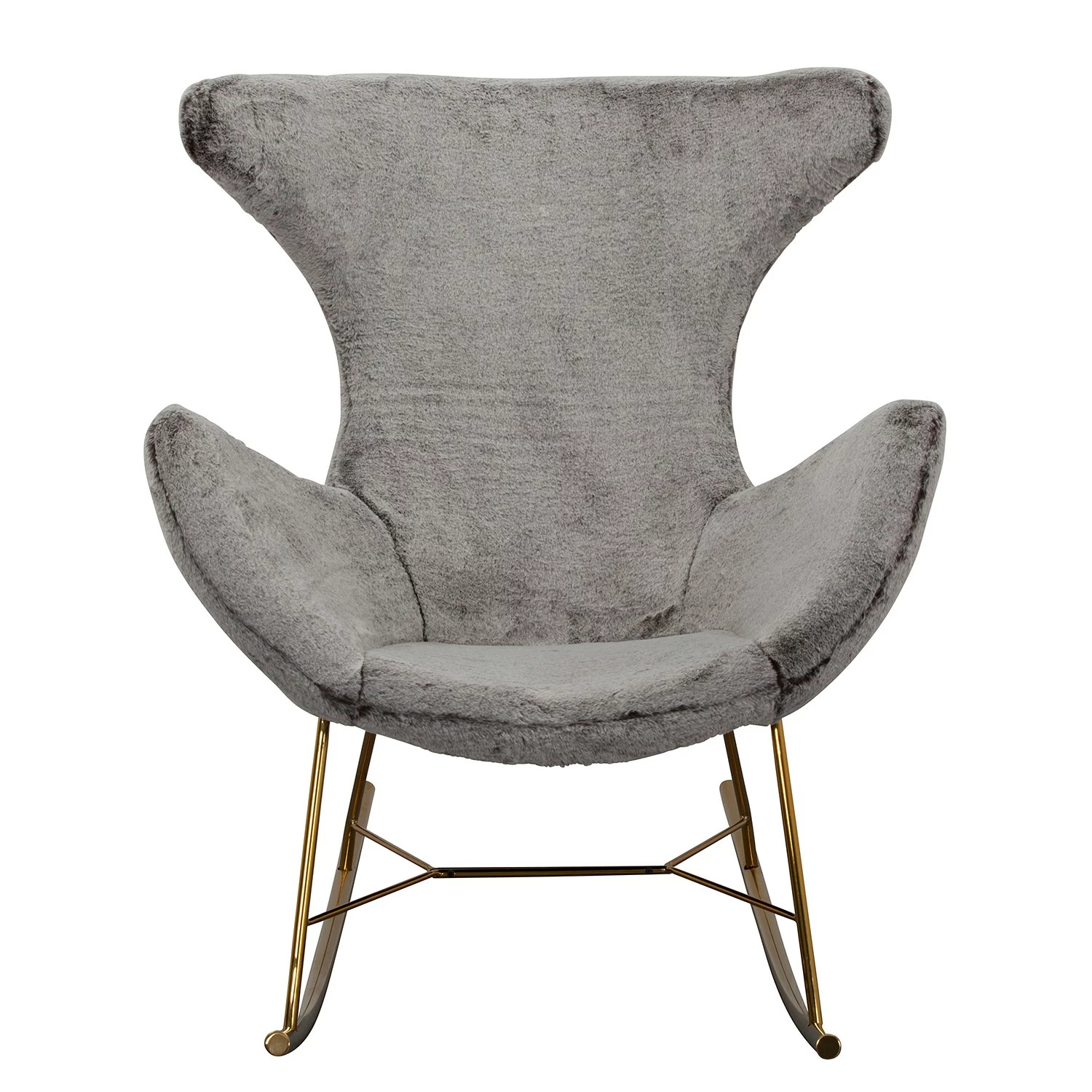 Naturoo Schaukelstuhl Nürnberg - Teddyfell - Lichtgrau 3 Naturoo Schaukelstuhl Nürnberg - Teddyfell - Lichtgrau – Bild 3