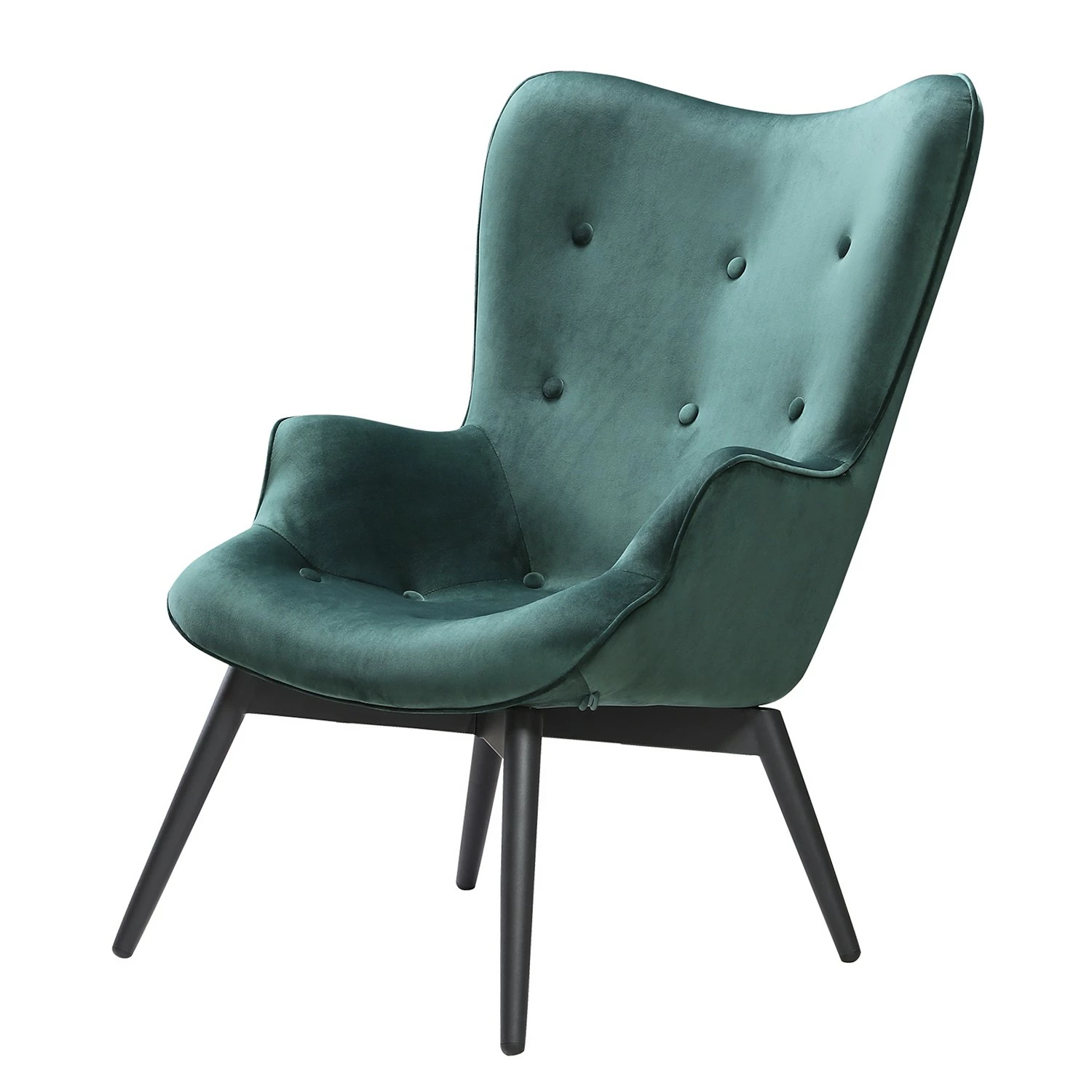 Norrwood Sessel Pattani II - Samt - Petrol 1 Norrwood Sessel Pattani II - Samt - Petrol