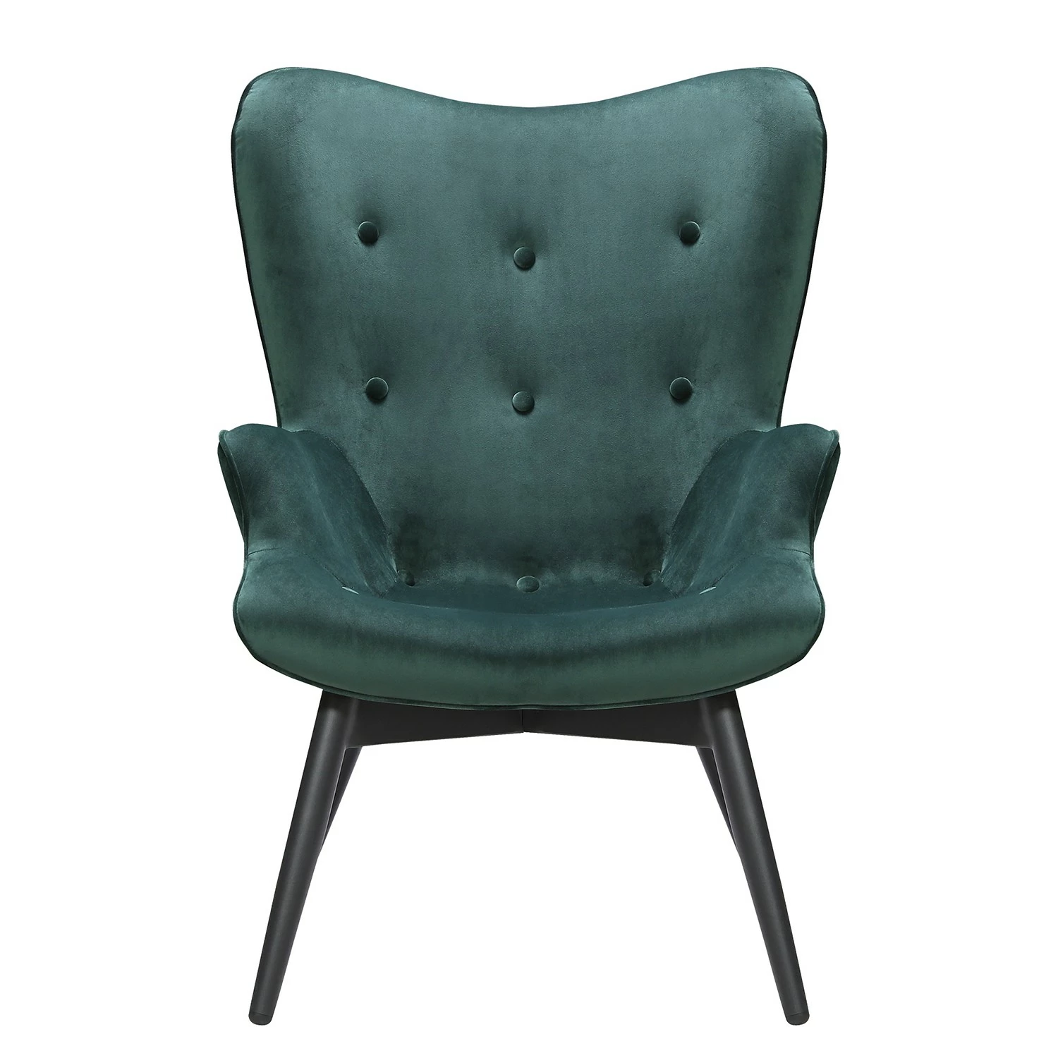 Norrwood Sessel Pattani II - Samt - Petrol 3 Norrwood Sessel Pattani II - Samt - Petrol – Bild 3