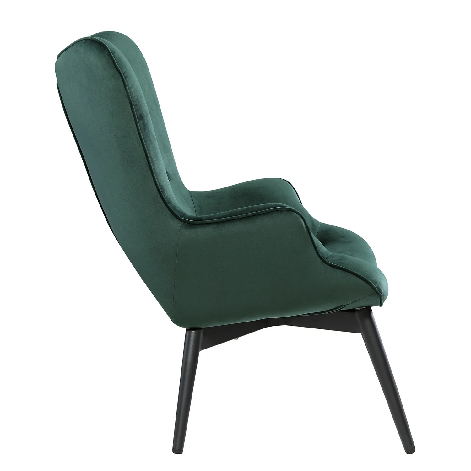 Norrwood Sessel Pattani II - Samt - Petrol 4 Norrwood Sessel Pattani II - Samt - Petrol – Bild 4